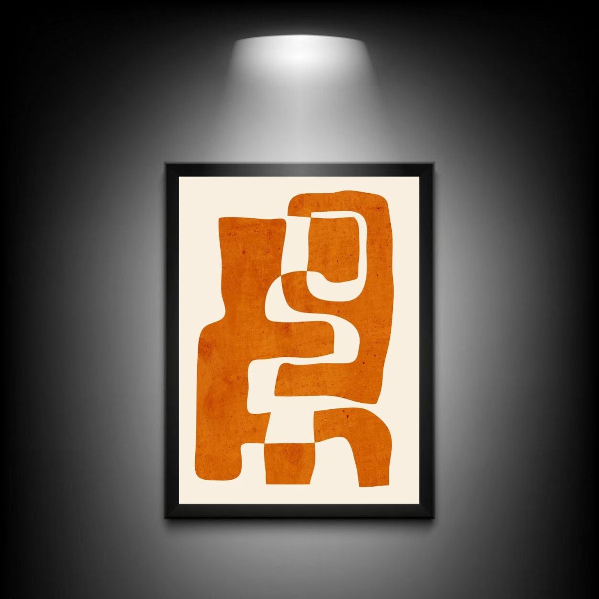 Modern Abstract Shapes Poster | Bold Design for Minimalist Wall Decor