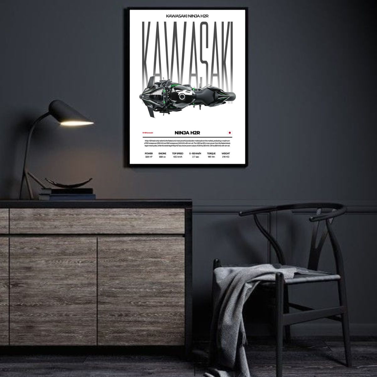 Kawasaki Ninja H2R | Bike Poster