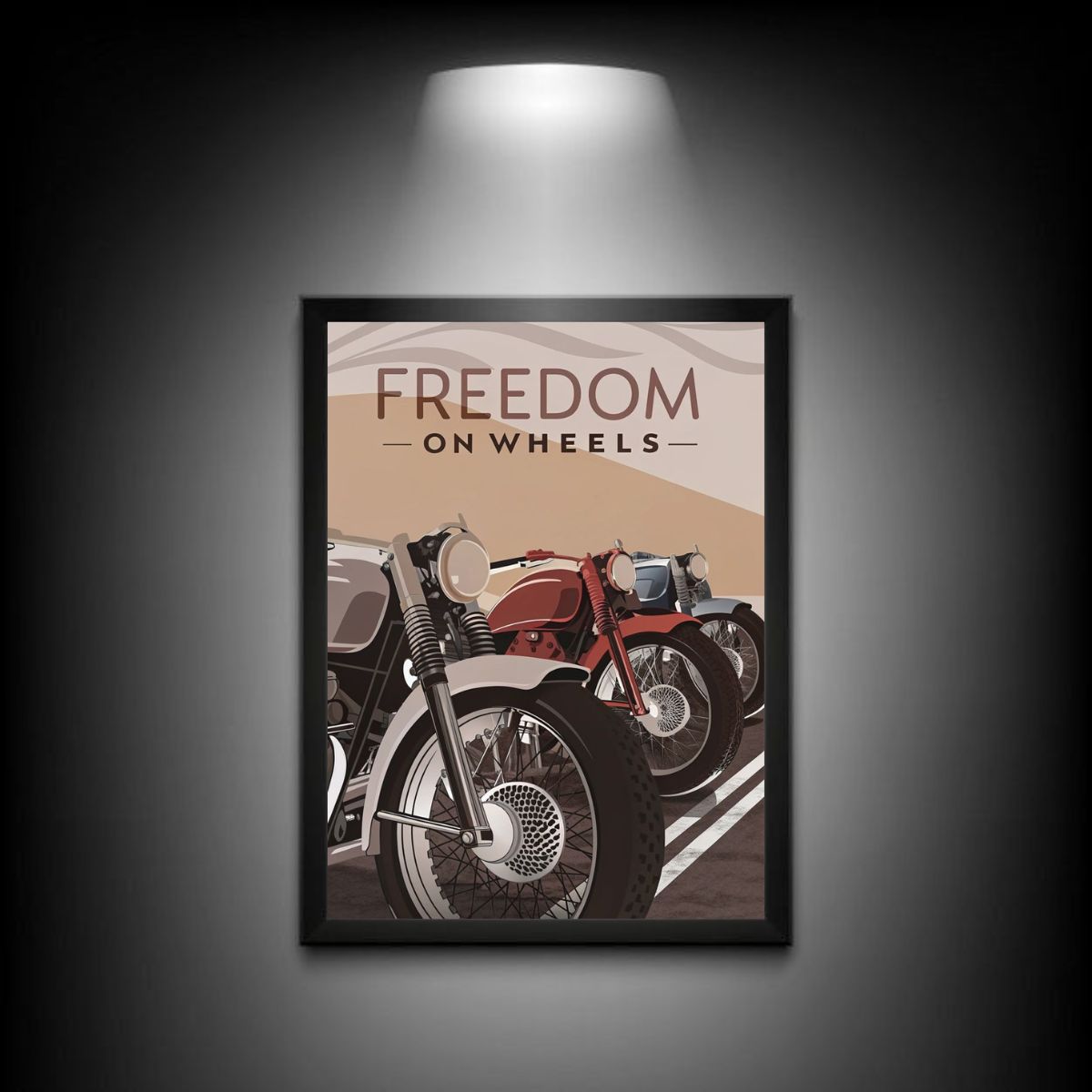 Freedom On Wheels | Adventure Poster | Wall Art