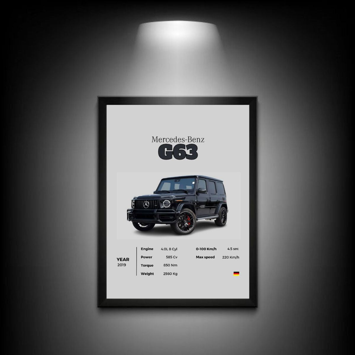 Mercedes-Benz G 63 | G- Wagon | Car Poster | Wall Decor