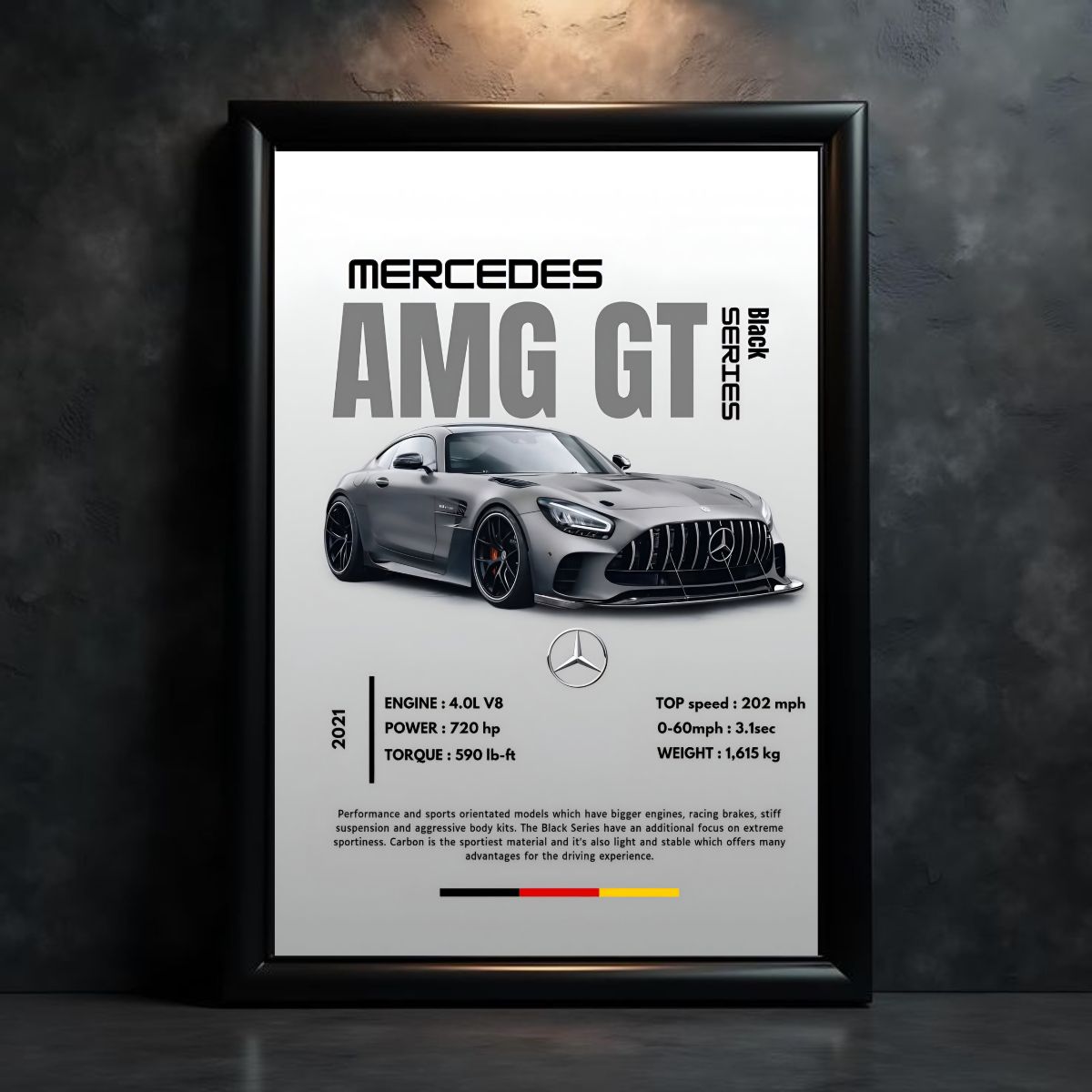 Mercedes AMG Black series | Car Poster
