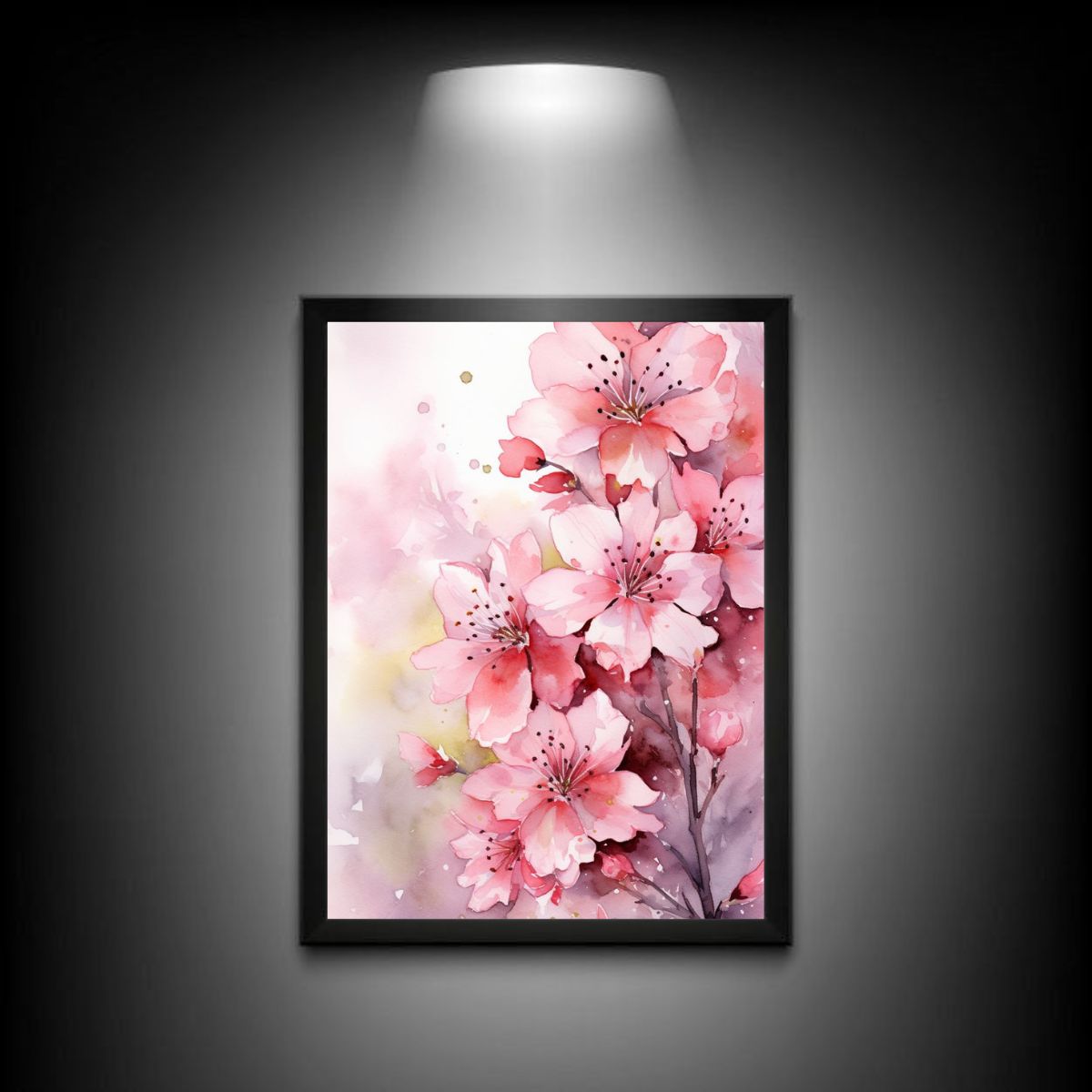 Cherry Blossom Poster | Elegant Wall Print for Living Room