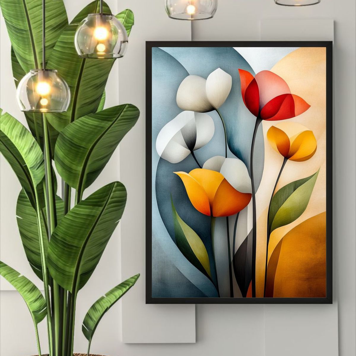 Beautiful Flower Poster | Romantic Flower Art Poster