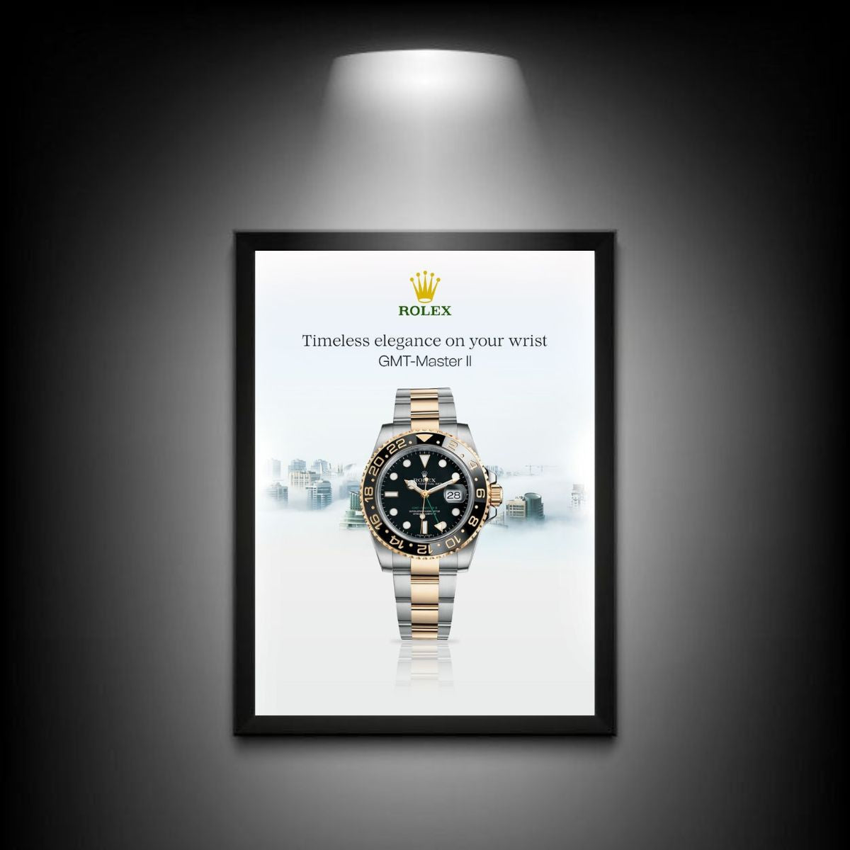 Rolex GMT-Master II Poster | Luxury Watch Wall Art for Fashion Enthusiasts