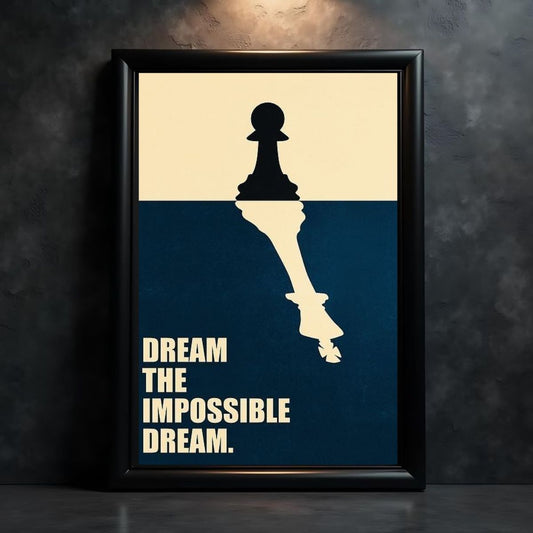 Dream The Impossible | Motivational Quote | Office Wall decor