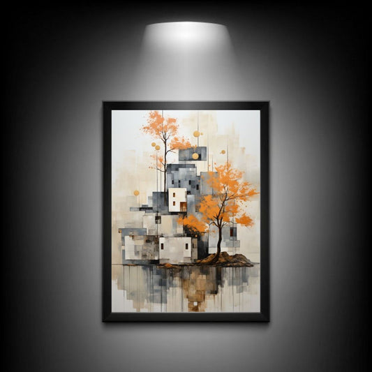 Abstract House Portray | Abstract Wall Art