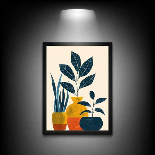 Abstract Wall Art Print | Floral Poster | Modern Aesthetic Poster for Stylish Interiors