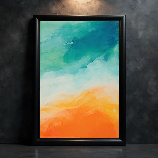 Modern Abstract Painting Poster | Stylish Home Wall Art