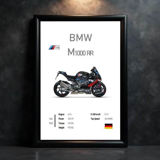 BMW M 1000 RR | Heavy Bike Poster