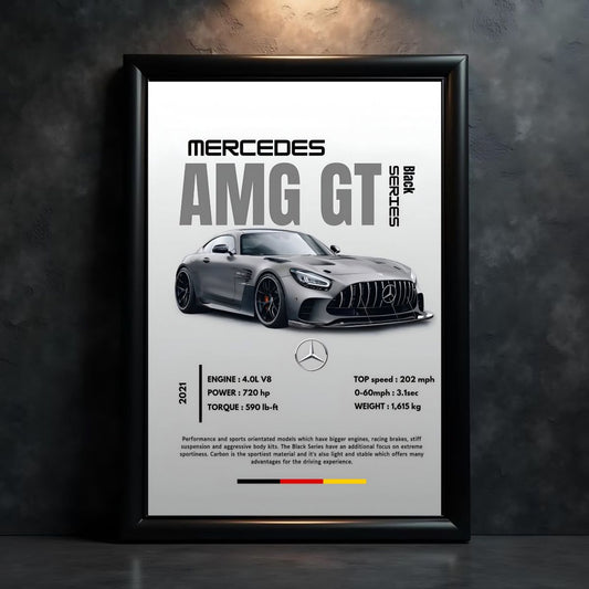 Mercedes AMG Black series | Car Poster