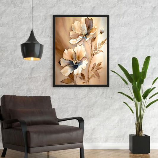 Elegant White and Grey Pansy Petals | Nature-Inspired Decor for Home