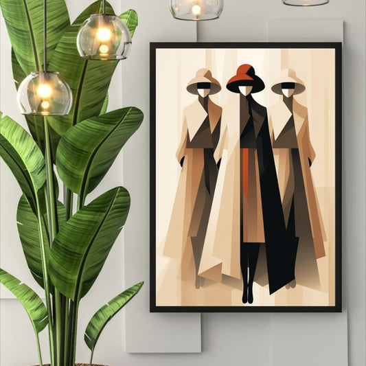 Fashion Poster Wall Art | Abstract Wall Art