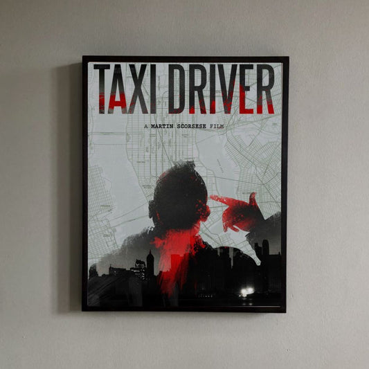 Taxi Driver Poster | Martin Scorsese Classic Film Wall Art Featuring Travis Bickle
