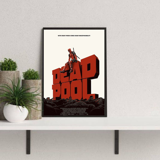 Deadpool Poster | Action-Packed Marvel Antihero Wall Art