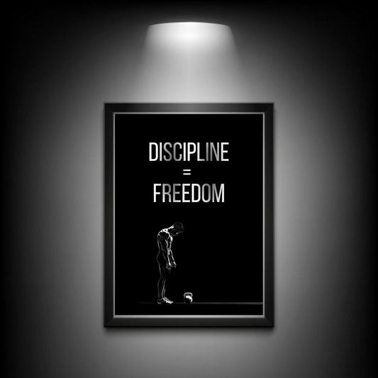 Disciplined Life | Struggle Life | Wall Art