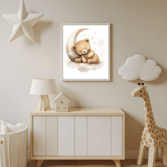 Newborn Baby Poster | Custom Wall Art for Nursery & Baby Room
