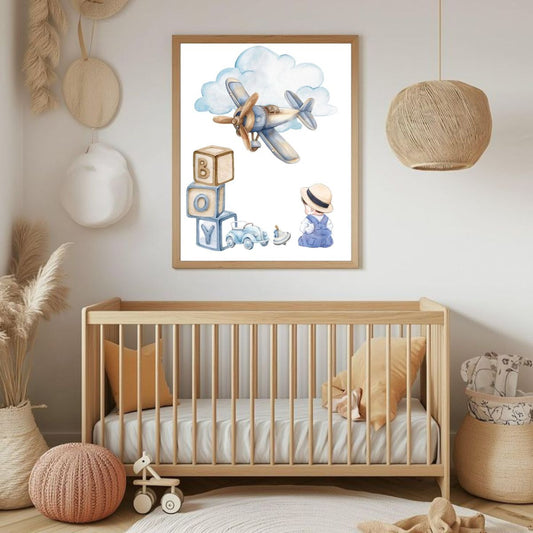 Newborn Gift Poster | Cute & Elegant Wall Art for Babies