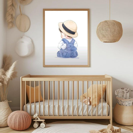 Adorable Newborn Poster | Newborn Gift Poster | Modern Baby Room Poster