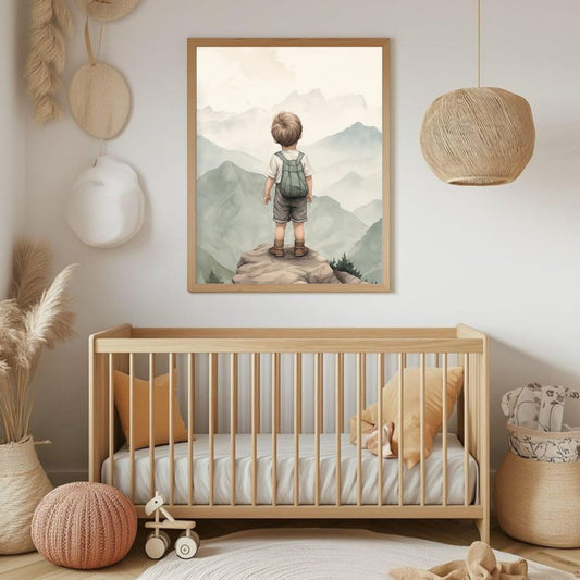 Newborn Gift Poster | Cute & Elegant Wall Art for Babies | Nursery Decor for Newborns
