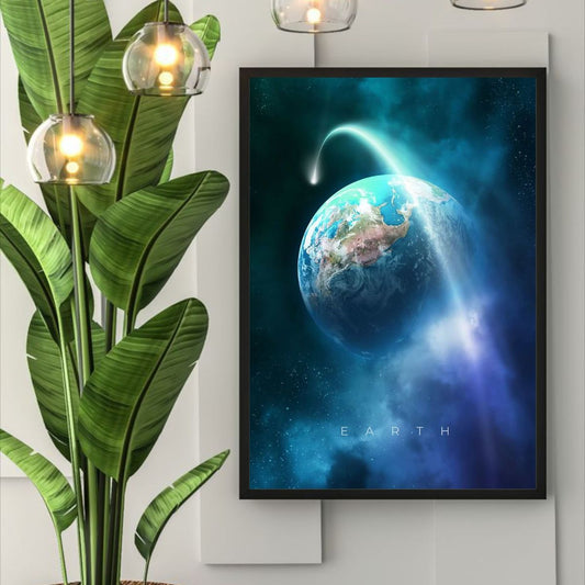 Earth Poster | Stunning Planet Earth Wall Art from Space